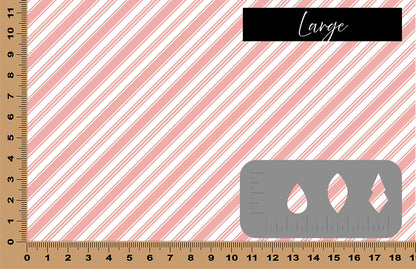 DecoCraft - Stripes - Light Pink Diagonal Stripes