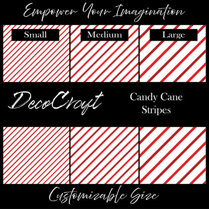 DecoCraft - Stripes - Candy Cane Stripes