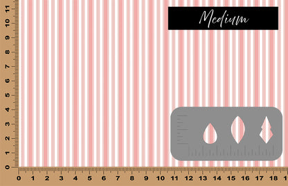 DecoCraft - Stripes - Light Pink Vertical Stripes