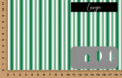 DecoCraft - Stripes - Green Vertical Stripes