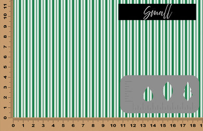 DecoCraft - Stripes - Green Vertical Stripes