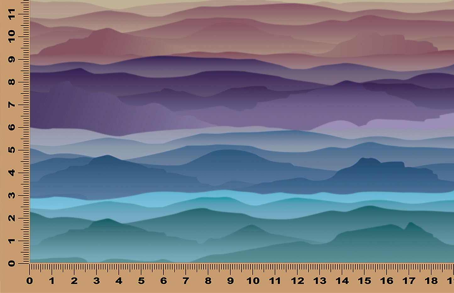 DecoCraft - Cherokee Rose - Style Sheet - Muted Mountains