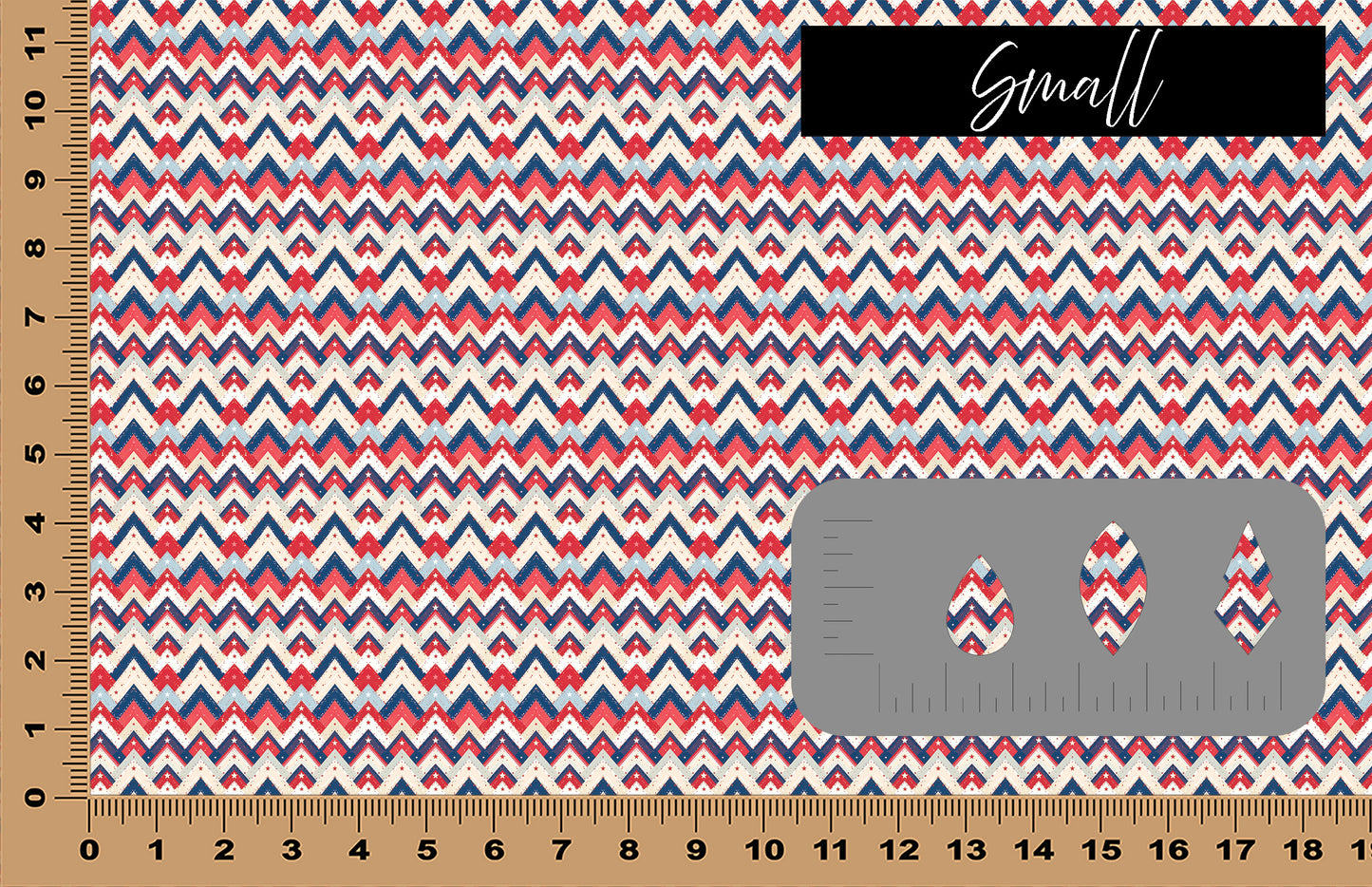 DecoCraft - Americana - Patchwork Chevron I