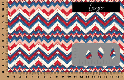 DecoCraft - Americana - Patchwork Chevron II