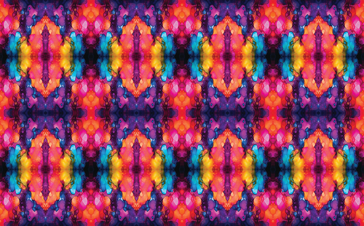 DecoCraft - Abstract - Purple & Orange Psychedelic Alcohol Inks