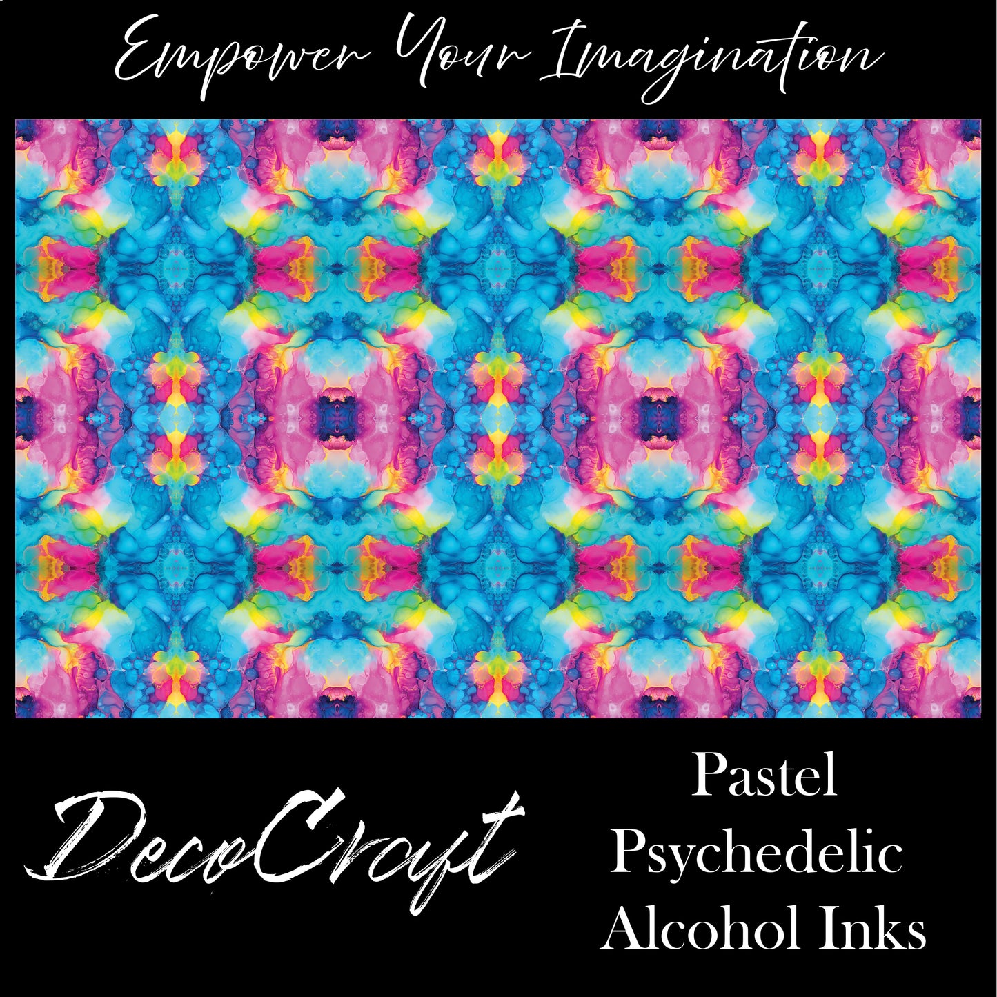 DecoCraft - Abstract - Pastel Psychedelic Alcohol Inks