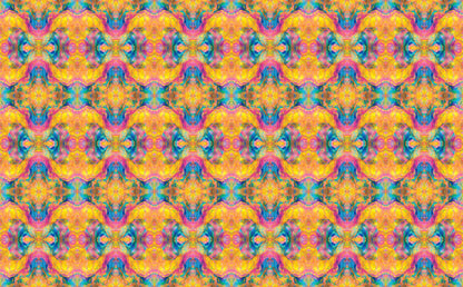 DecoCraft - Abstract - Yellow Psychedelic Alcohol Inks