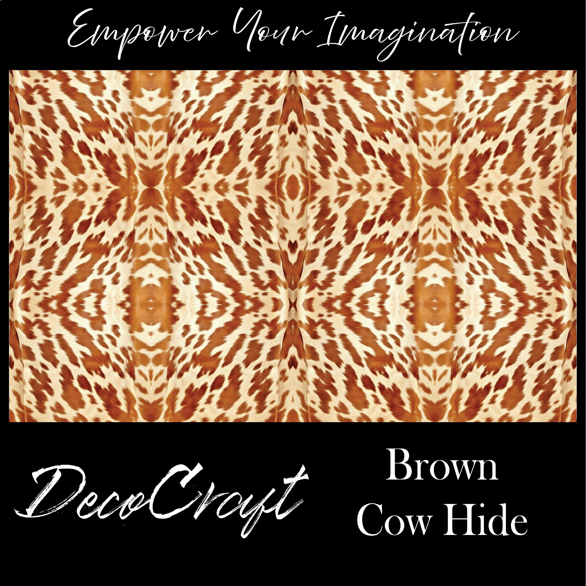 DecoCraft - Animals, Bugs, & Birds - Brown Cow Hide – H & H Creations
