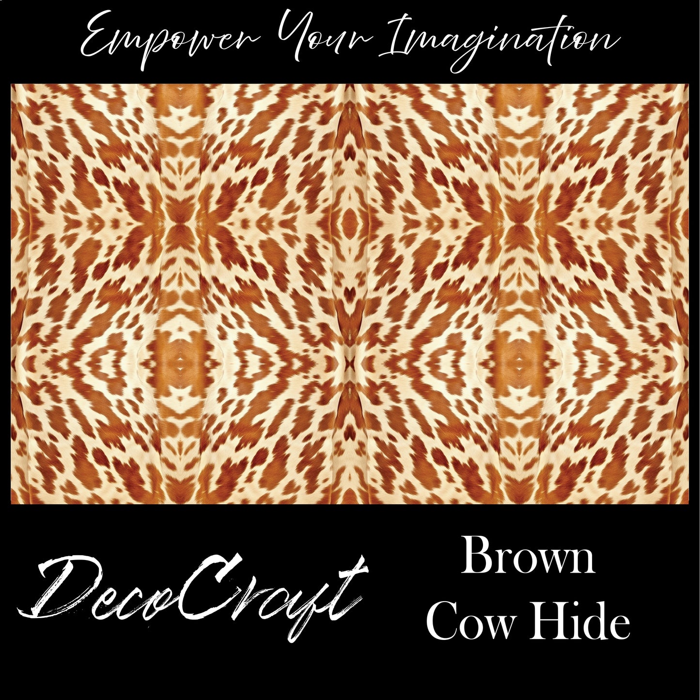 DecoCraft - Animals, Bugs, & Birds - Brown Cow Hide