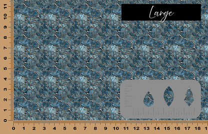 DecoCraft - Animals, Birds, & Bugs - Blue Gray Dinosaur Skin