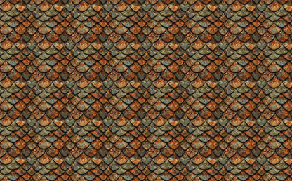 DecoCraft - Animals, Birds, & Bugs - Green & Brown Dinosaur Skin