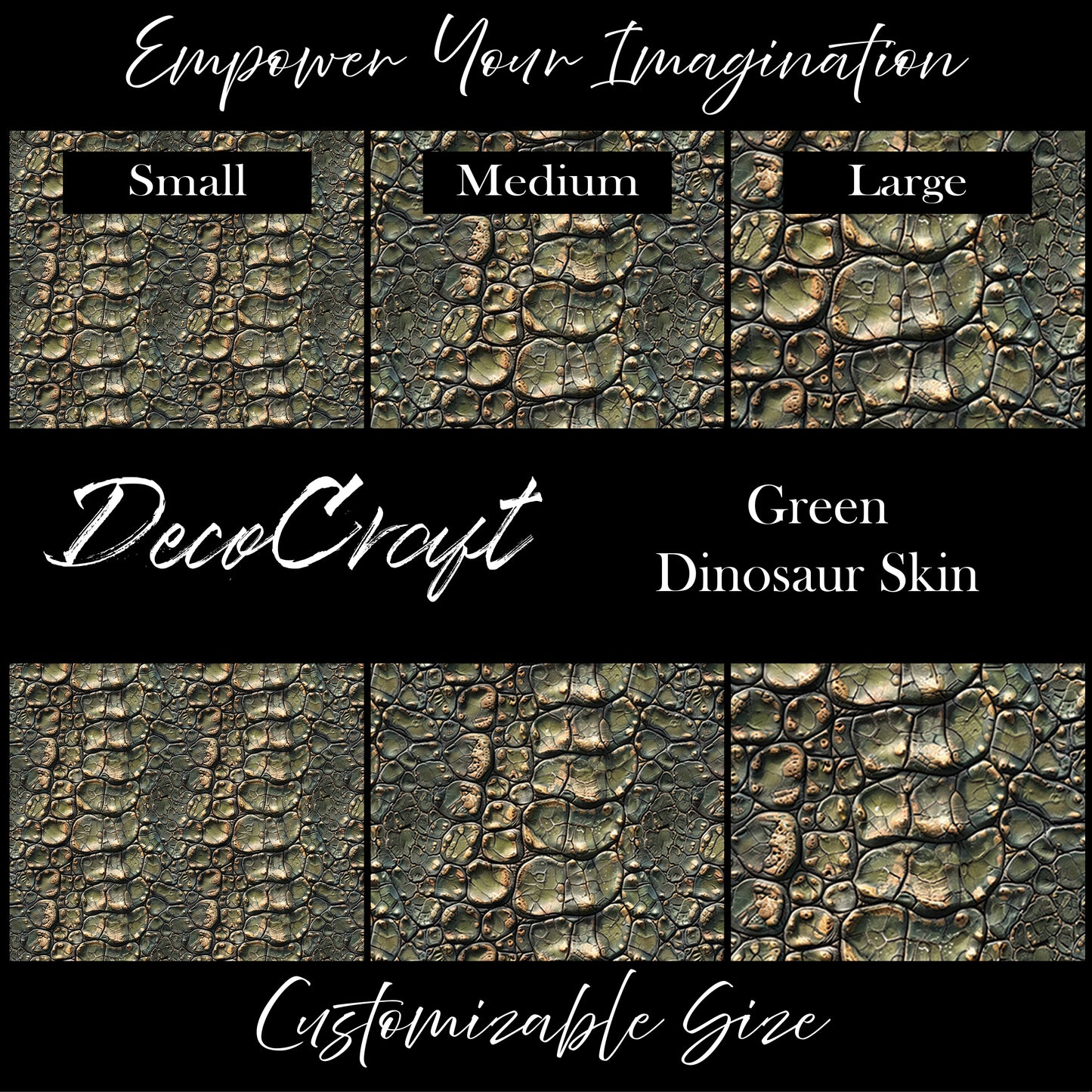 DecoCraft - Animals, Birds, & Bugs - Green Dinosaur Skin