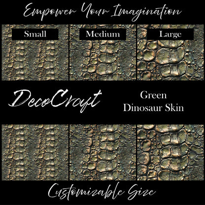 DecoCraft - Animals, Birds, & Bugs - Green Dinosaur Skin