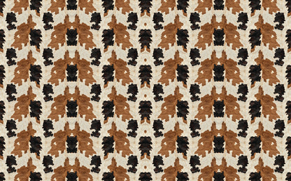 DecoCraft - Animals, Bugs, & Birds - Brown & Cream Cow Hide