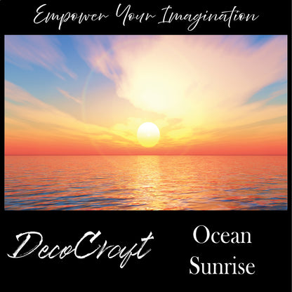 DecoCraft - Skies & Landscapes - Ocean Sunrise