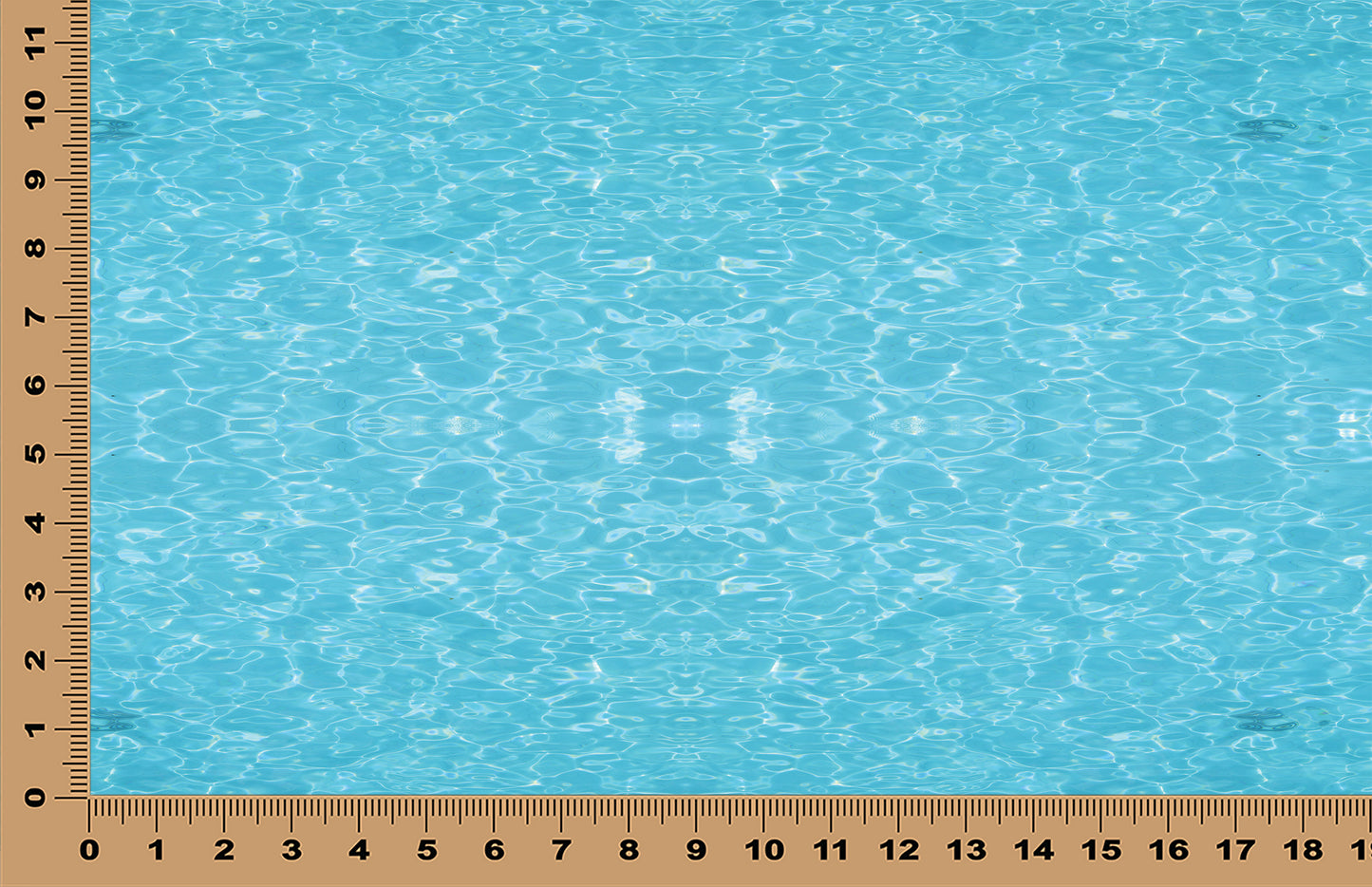 DecoCraft - Skies & Landscapes - Light Blue Pool Water