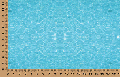 DecoCraft - Skies & Landscapes - Light Blue Pool Water