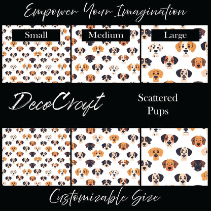 DecoCraft - Animals, Bugs & Birds - Scattered Pups