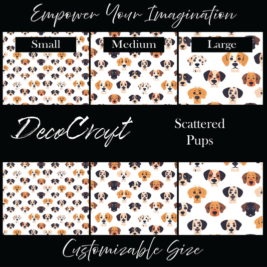 DecoCraft - Animals, Bugs & Birds - Scattered Pups