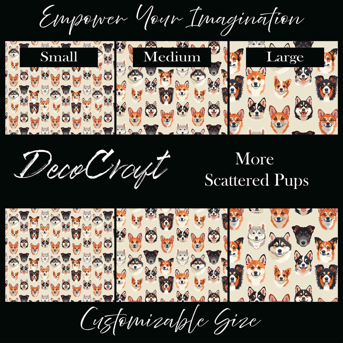 DecoCraft - Animals, Bugs & Birds - More Scattered Pups
