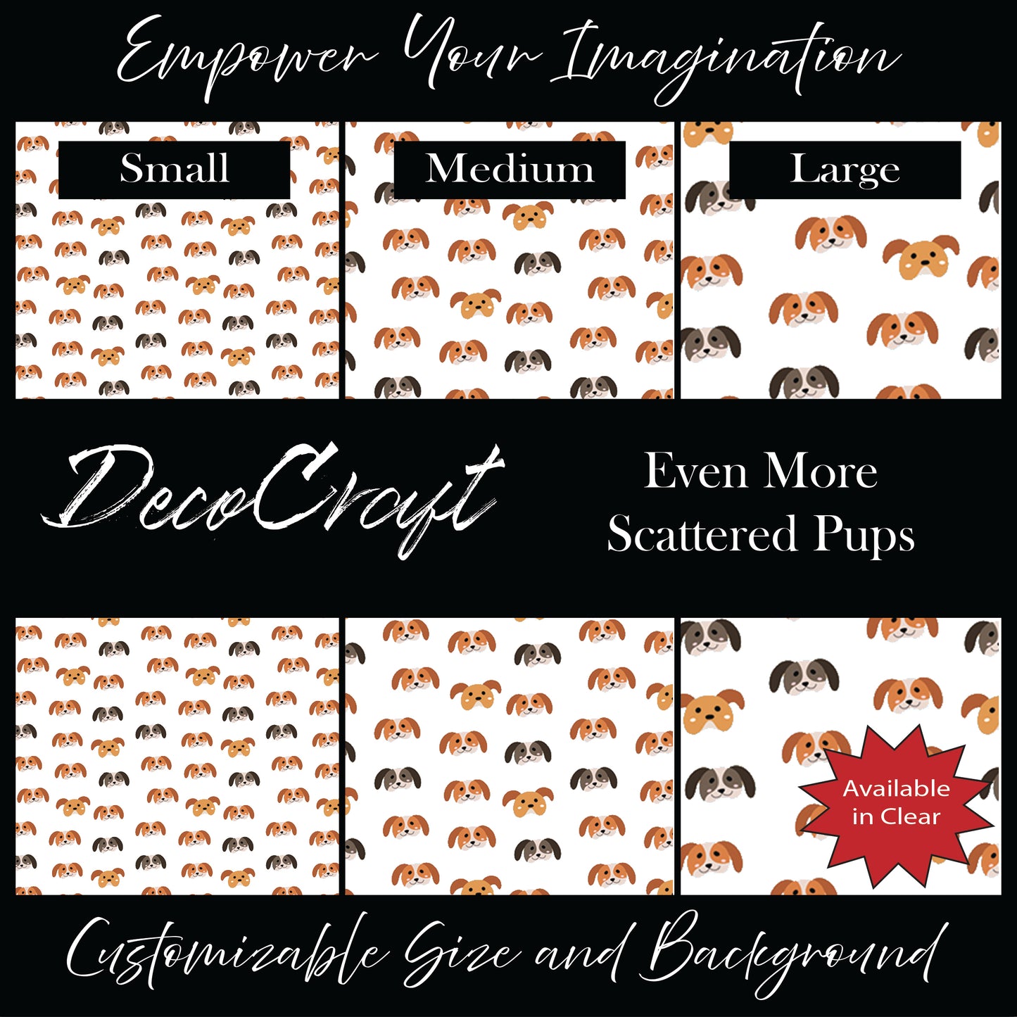 DecoCraft - Animals, Bugs & Birds - Even More Scattered Pups