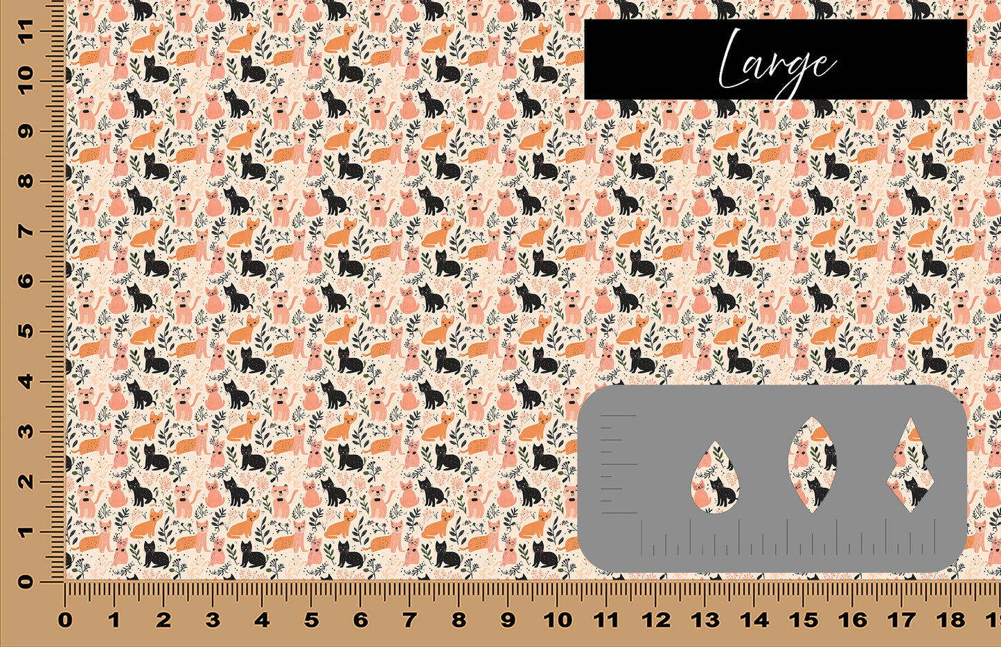 DecoCraft - Animals, Bugs & Birds - Vintage Floral Cats