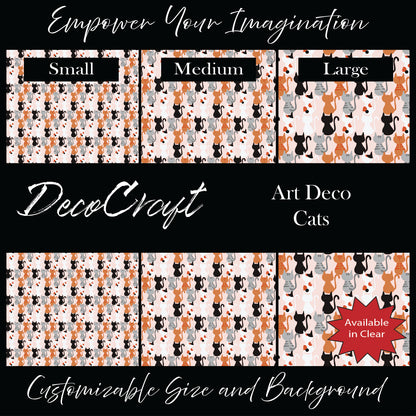 DecoCraft - Animals, Bugs & Birds - Art Deco Cats