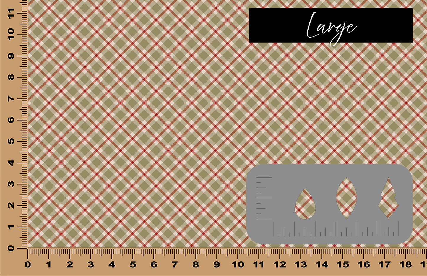 DecoCraft Christmas - Vintage Plaid I