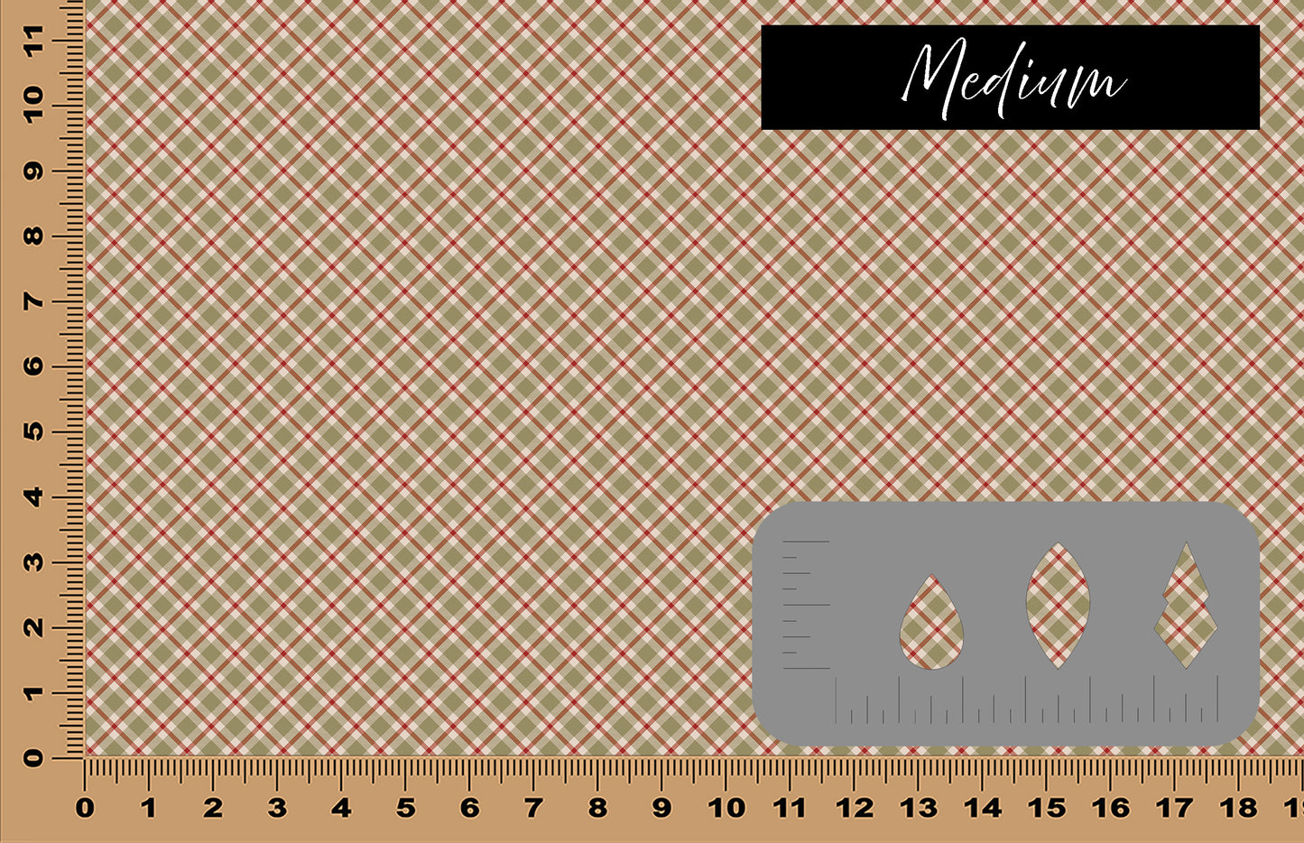 DecoCraft Christmas - Vintage Plaid I