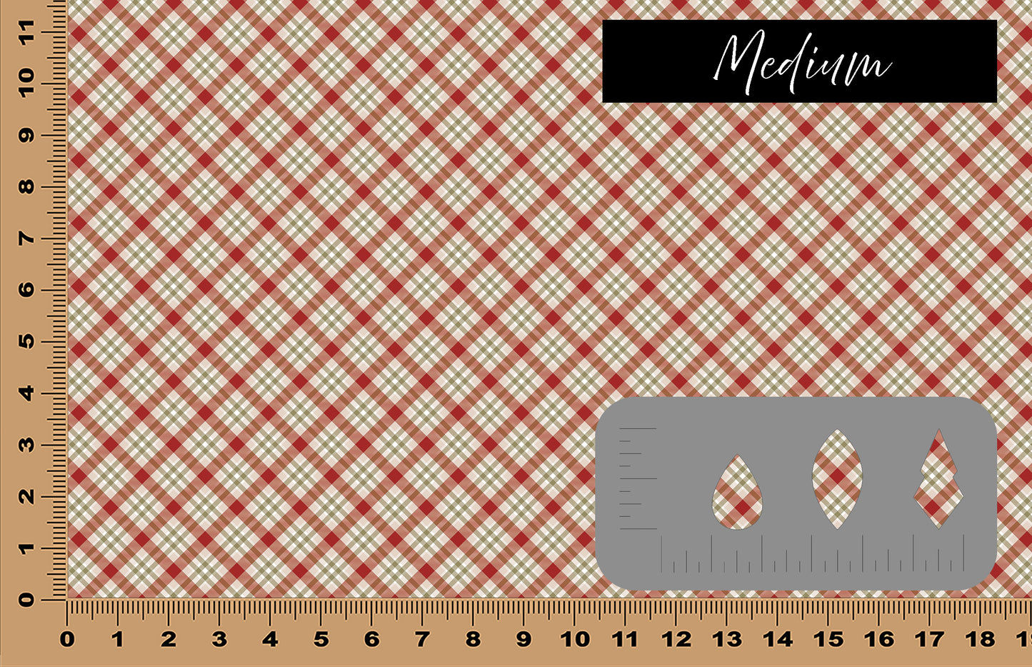 DecoCraft Christmas - Vintage Plaid III