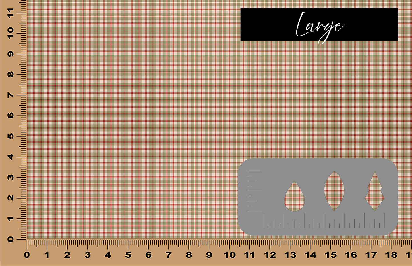 DecoCraft Christmas - Vintage Plaid IV