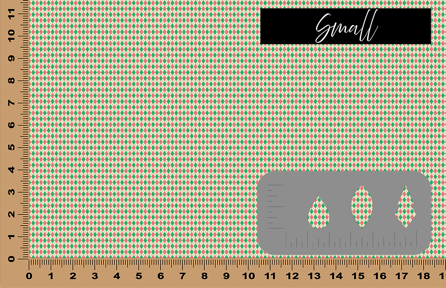 DecoCraft Christmas - Vintage Argyle II