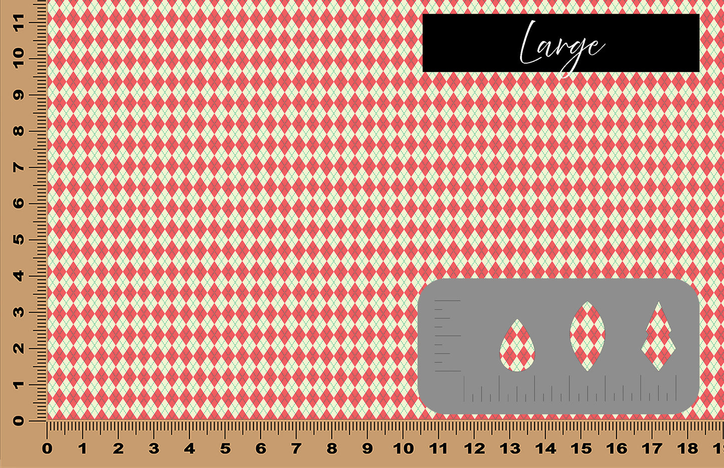 DecoCraft Christmas - Vintage Argyle IV