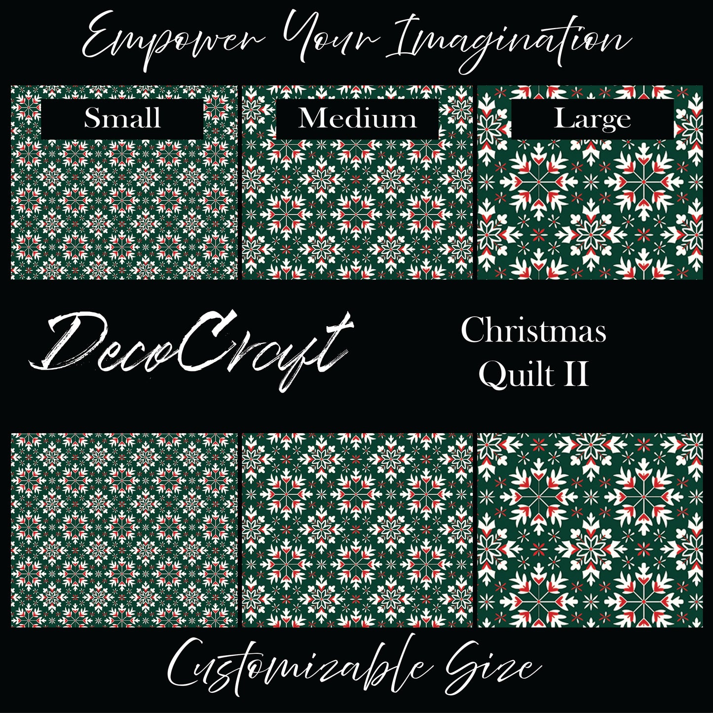 DecoCraft Christmas - Christmas Quilt II