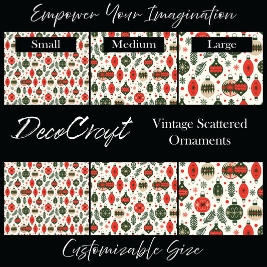 DecoCraft Christmas - Vintage Scattered Ornaments