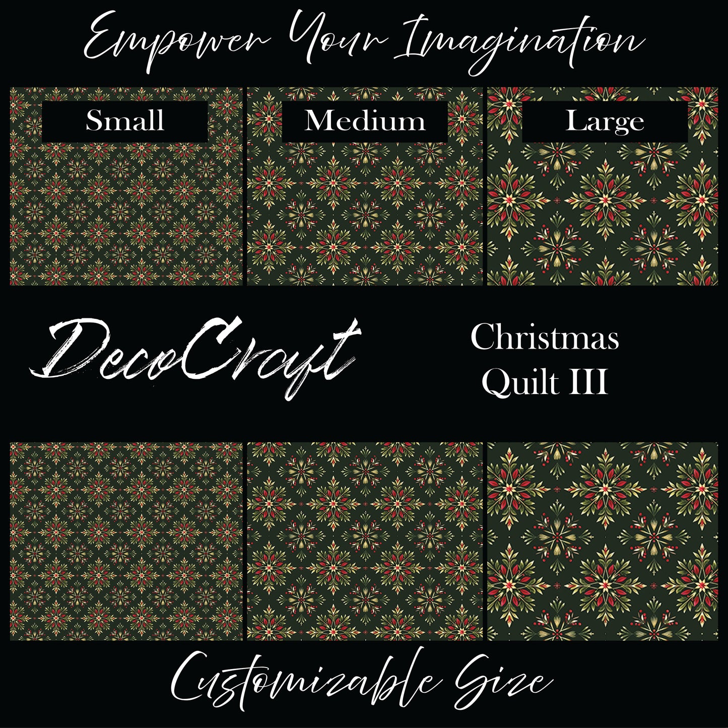 DecoCraft Christmas - Christmas Quilt III