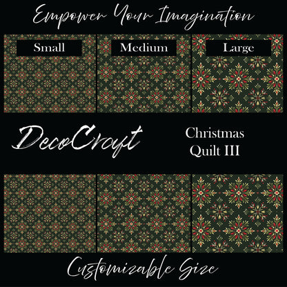 DecoCraft Christmas - Christmas Quilt III