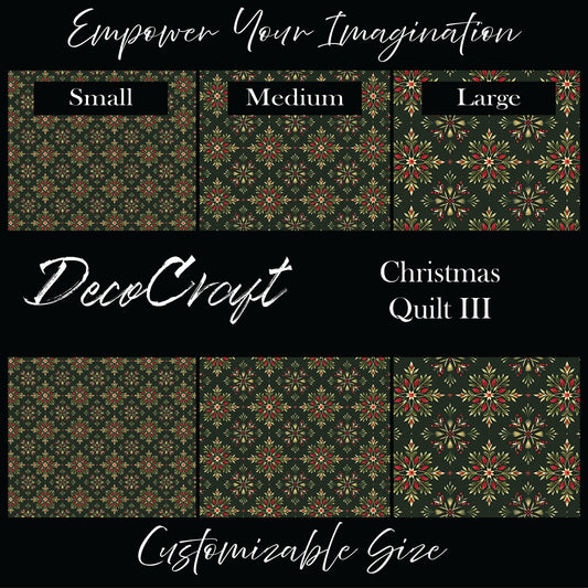 DecoCraft Christmas - Christmas Quilt III