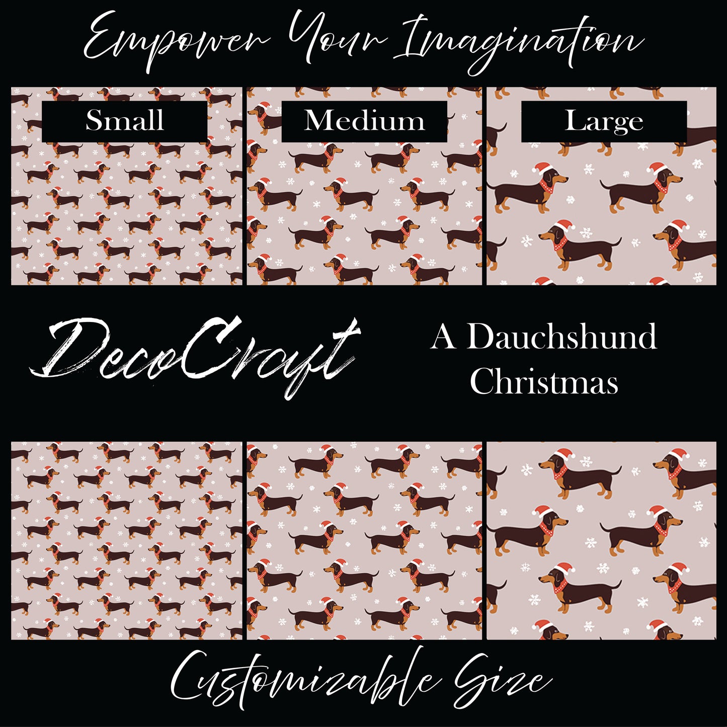 DecoCraft Christmas - A Dauchshund Christmas