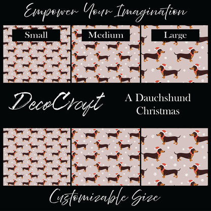 DecoCraft Christmas - A Dauchshund Christmas