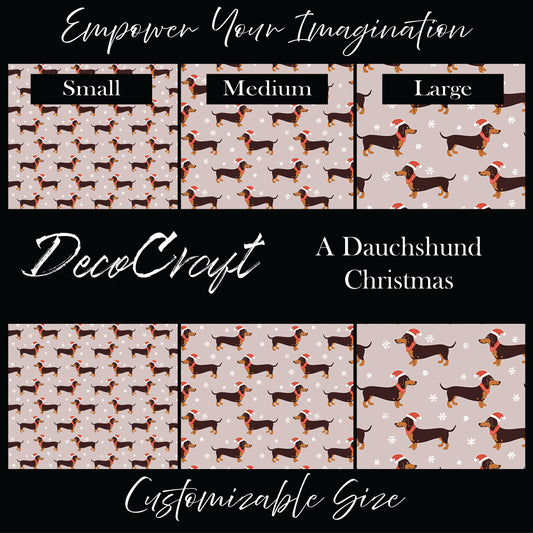 DecoCraft Christmas - A Dauchshund Christmas