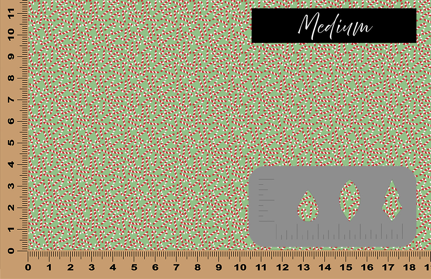 DecoCraft Christmas - Mint Candy Canes