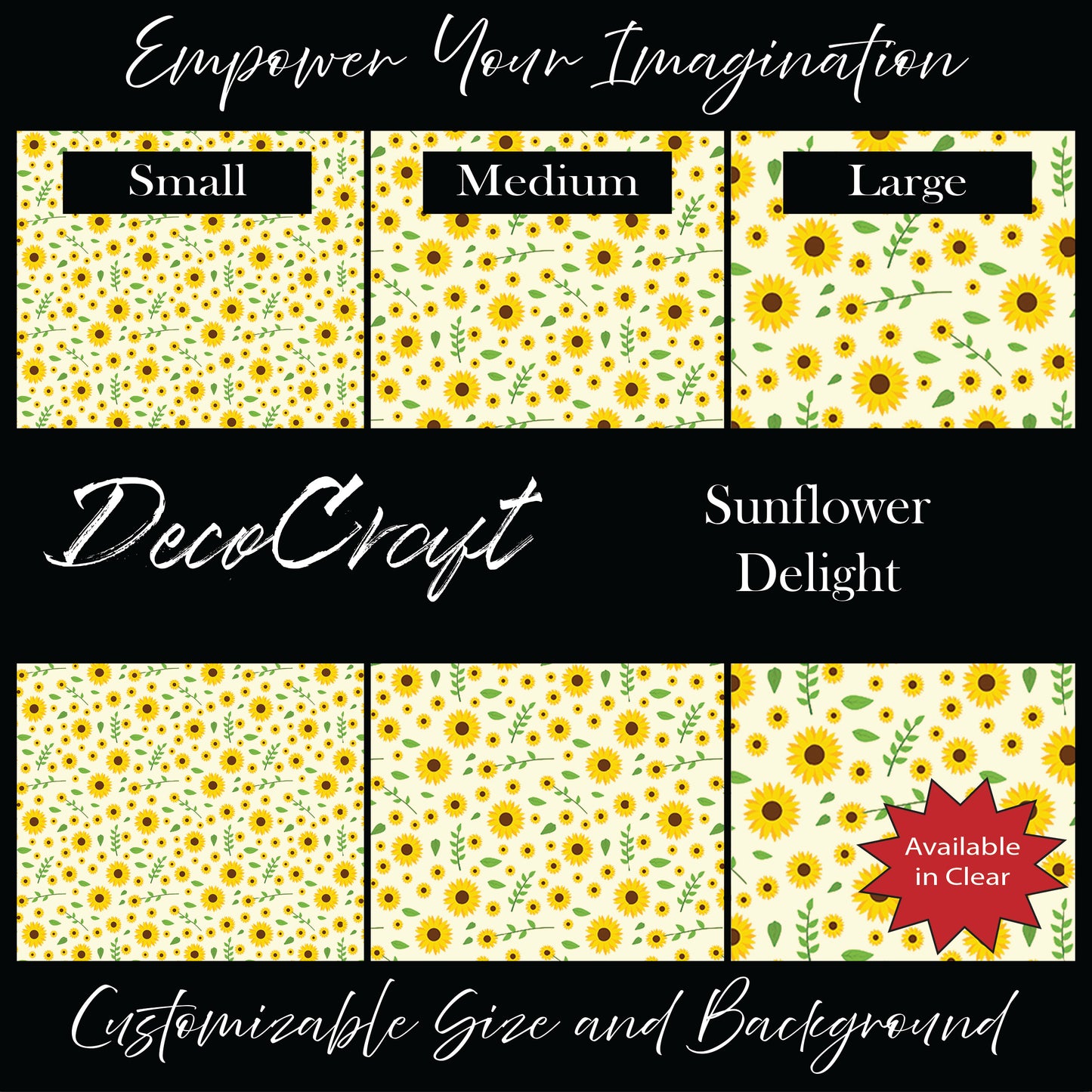 DecoCraft - Flowers & Greenery - Sunflower Delight
