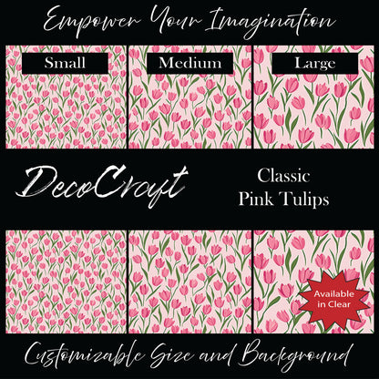 DecoCraft - Flowers & Greenery - Classic Pink Tulips