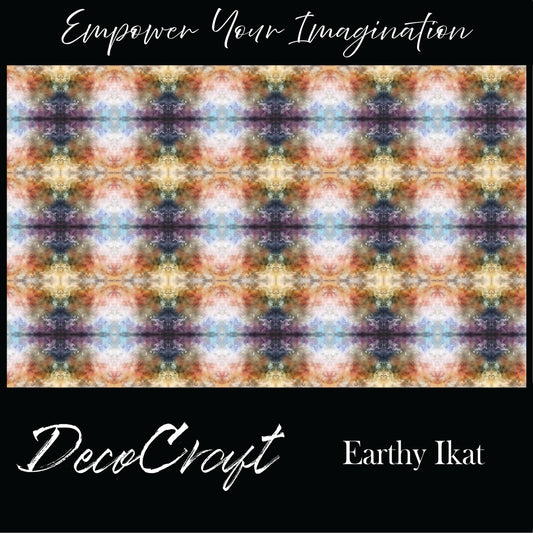 DecoCraft - Abstract - Earthy Ikat
