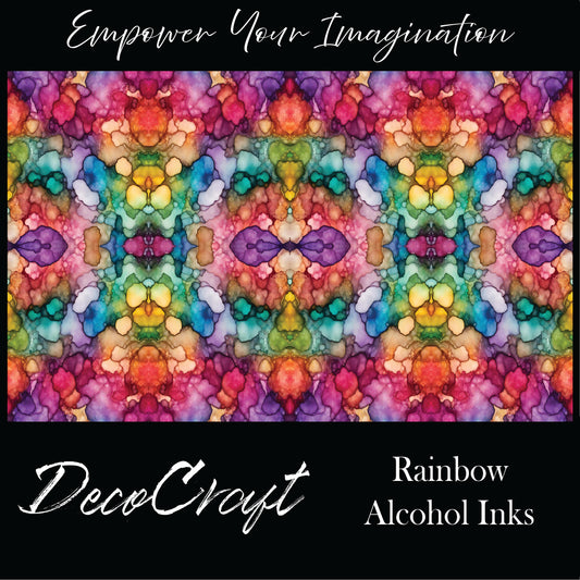 DecoCraft - Abstract - Rainbow Alcohol Inks