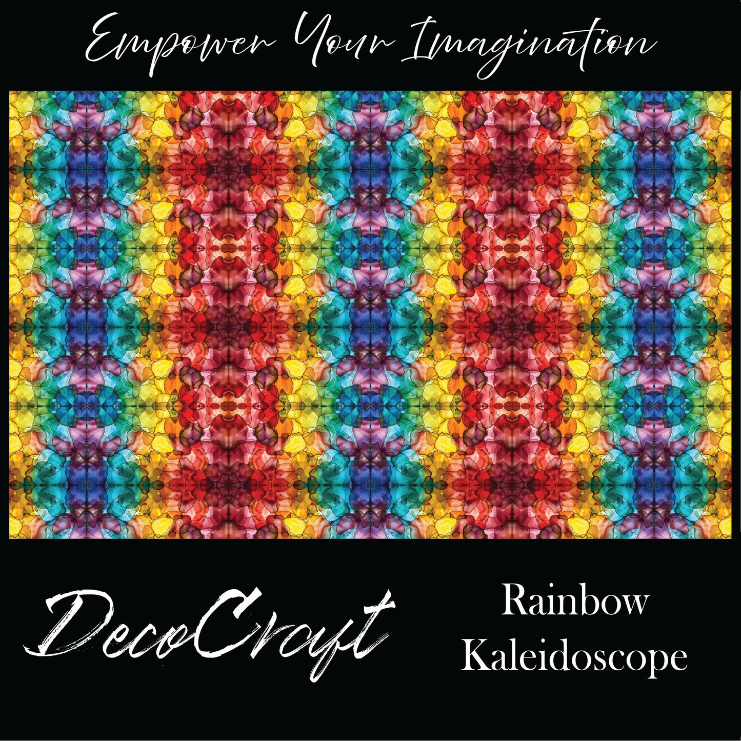 DecoCraft - Abstract - Rainbow Kaleidoscope