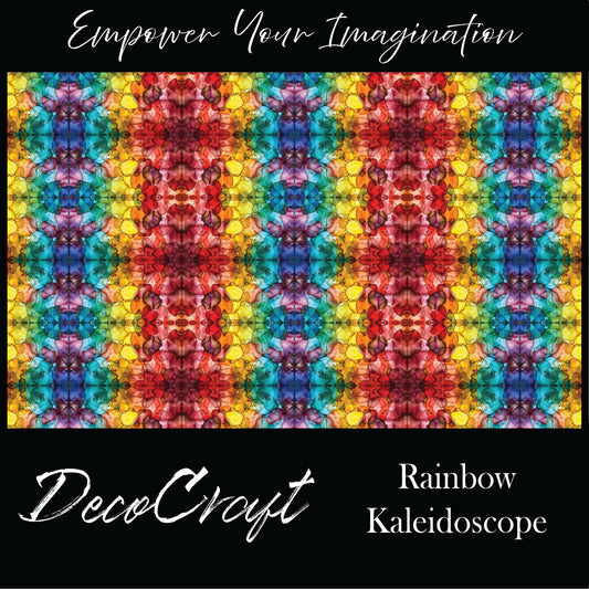 DecoCraft - Abstract - Rainbow Kaleidoscope