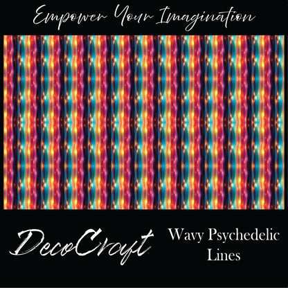 DecoCraft - Abstract - Wavy Psychedelic Lines