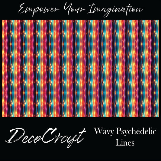 DecoCraft - Abstract - Wavy Psychedelic Lines